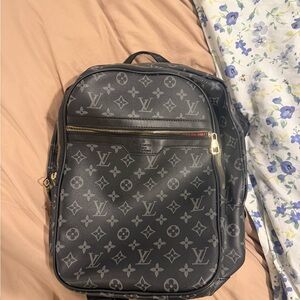 Louis Vuitton Monogram Eclipse Backpack in Black and Gray